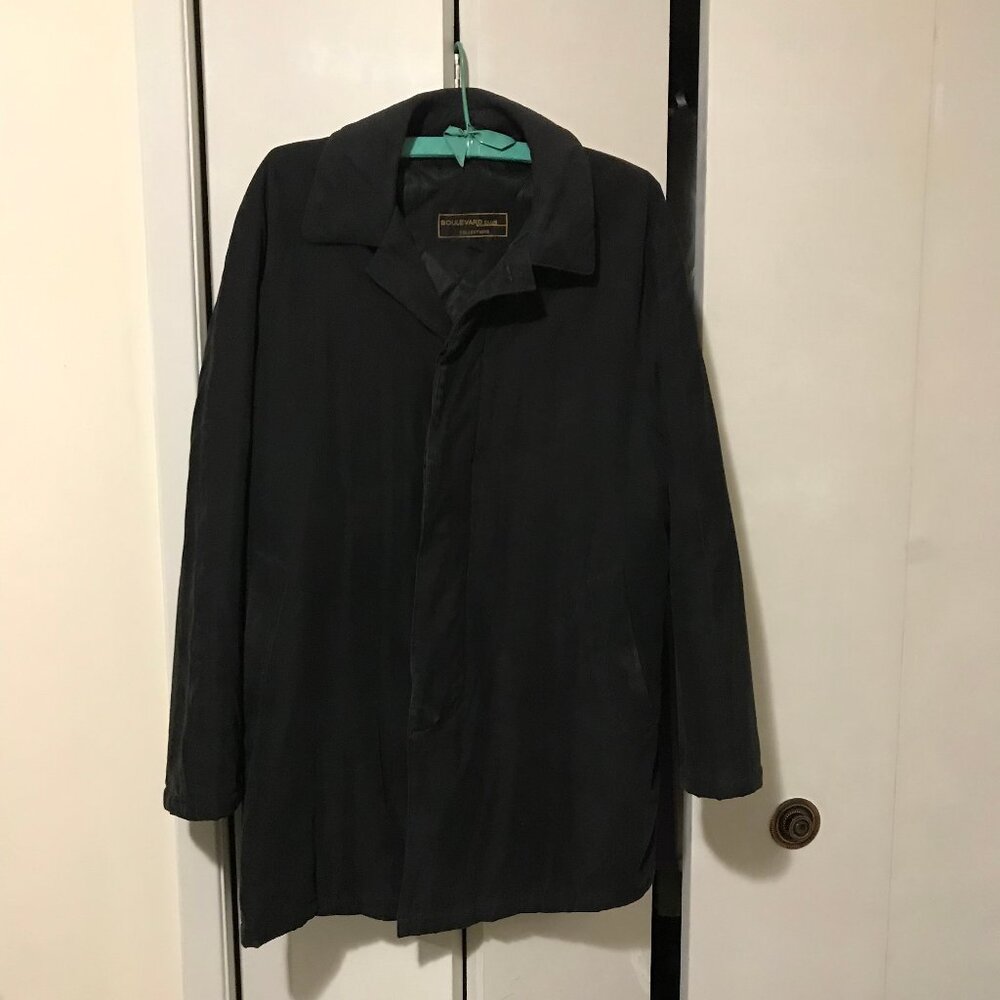 Boulevard Club Men's Black Winter Jacket